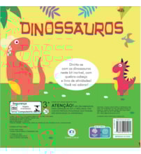 Livro Kit livro com quebra-cabeça Dinossauros