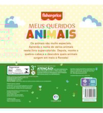 Livro Kit livro com quebra-cabeça Fisher-Price - Meus queridos animais