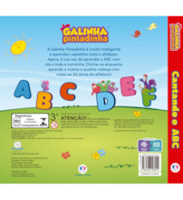 Livro Kit livro com quebra-cabeça Galinha Pintadinha - Cantando o ABC
