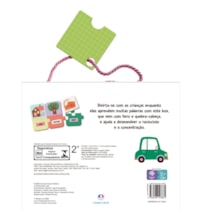 Livro Kit livro com quebra-cabeça Minhas primeiras palavras - Kit com livro e quebra-cabeça de 20 peças