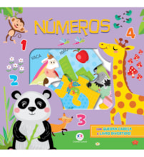 Livro Kit livro com quebra-cabeça Números