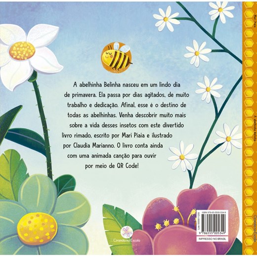 Livro Literatura infantil A abelhinha Belinha - Ciranda Cultural