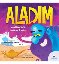 Livro Literatura infantil Aladim e a lâmpada maravilhosa