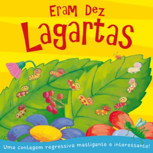 Livro Literatura infantil Eram dez lagartas