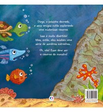 Livro Literatura infantil O peixinho dourado e o monstro da caverna