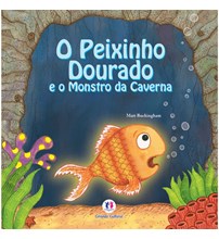 Livro Literatura infantil O peixinho dourado e o monstro da caverna