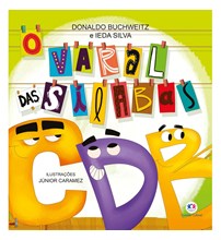 Livro Literatura infantil O varal das sílabas - B, C e D