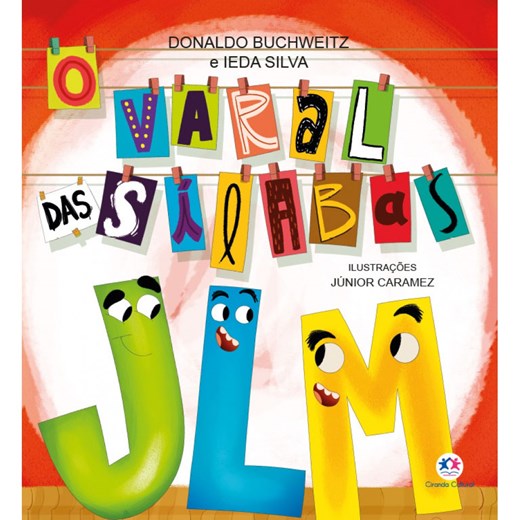Livro Literatura infantil O varal das sílabas - J, L e M