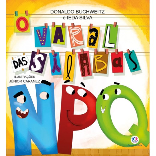 Livro Literatura infantil O varal das sílabas - N, P e Q