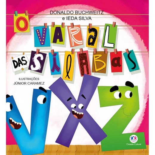 Livro Literatura infantil O varal das sílabas - V, X e Z