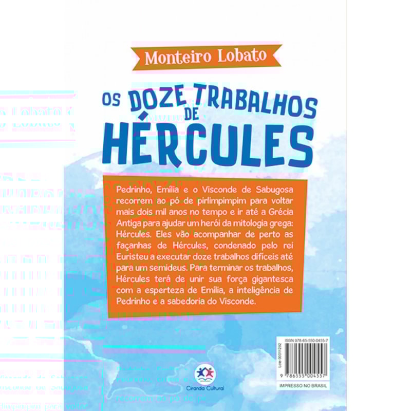 Livro Literatura infantil Os doze trabalhos de Hércules Ciranda Cultural Livro Literatura infantil Os doze trabalhos de Hércules Ciranda Cultural