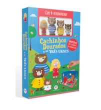 Livro Livro com cenário Cachinhos Dourados e os três ursos