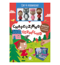 Livro Livro com cenário Chapeuzinho Vermelho