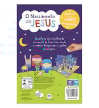 Livro Livro com cenário O nascimento de Jesus