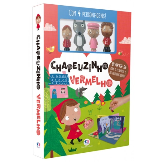 Livro Livro com cenário Playhouse - Little Red Riding Hood