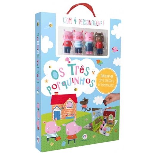 Livro Livro com cenário Playhouse - The three little pigs