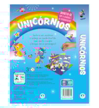 Livro Livro com cenário Unicórnios
