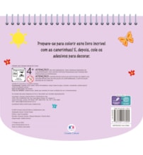 Livro Livro de colorir + canetinhas Desenhos para meninas - Livro com canetinha
