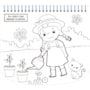 Livro Livro de colorir + canetinhas Desenhos para meninas - Livro com canetinha