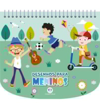 Livro Livro de colorir + canetinhas Desenhos para meninos com canetinhas