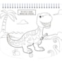 Livro Livro de colorir + canetinhas Dinossauros - Livro com canetinha