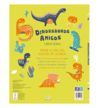 Livro Livro para colorir Dinossauros amigos
