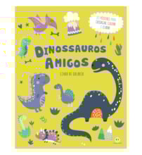 Livro Livro para colorir Dinossauros amigos