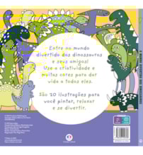 Livro Livro para colorir O Mundo Divertido dos Dinossauros - Para Colorir e se Encantar