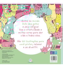 Livro Livro para colorir O Mundo Fofo dos Gatos - Para Colorir e se Encantar