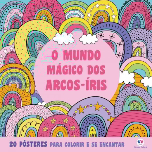 Livro Livro para colorir O mundo mágico dos arcos-iris