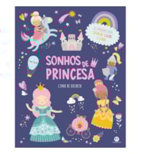 Livro Livro para colorir Sonhos de princesa