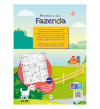 Livro Livro tapete Animais da fazenda - Meu livrão de colorir