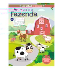 Livro Livro tapete Animais da fazenda - Meu livrão de colorir