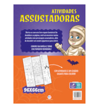 Livro Livro tapete Atividades assustadoras - Meu livrão de colorir