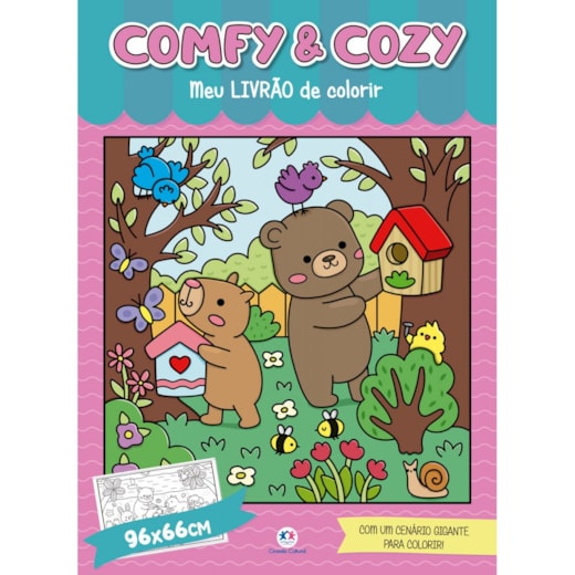 Livro Livro tapete Comfy and Cozy - Meu livrão de colorir