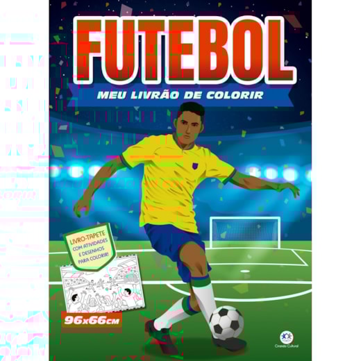 Livro Livro tapete Futebol - Meu livrão de colorir