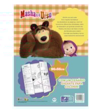 Livro Livro tapete Masha e o Urso - Meu livrão de colorir