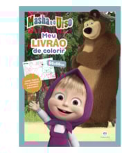 Livro Livro tapete Masha e o Urso - Meu livrão de colorir