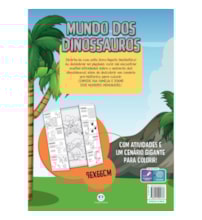 Livro Livro tapete Mundo dos dinossauros - Meu livrão de colorir