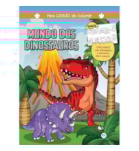 Livro Livro tapete Mundo dos dinossauros - Meu livrão de colorir