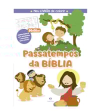 Livro Livro tapete Passatempos da Bíblia - Meu livrão de colorir