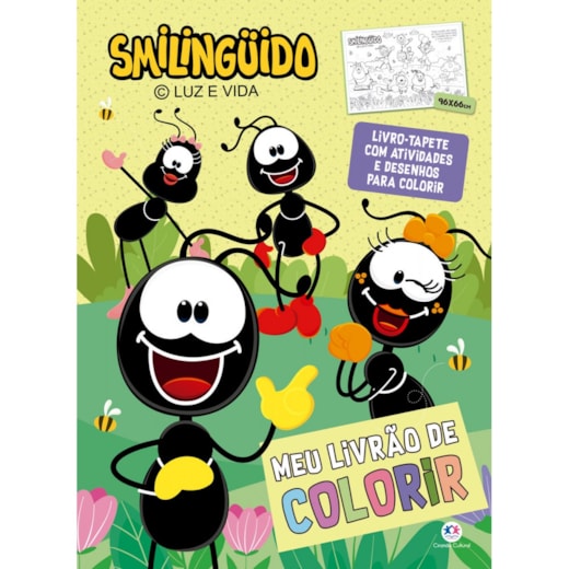 Livro Livro tapete Smilinguido - Meu livrão de colorir