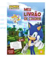 Livro Livro tapete Sonic - Meu Livrão de Colorir