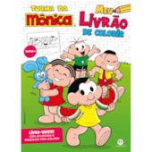 Produto Livro Livro tapete Turma da Mônica - Meu livrão de colorir