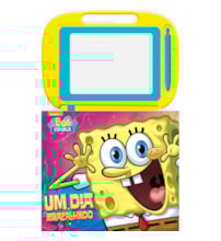 Livro Lousa magnética Bob Esponja - Um dia atrapalhado Livro Lousa magnética Bob Esponja - Um dia atrapalhado