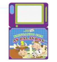 Livro Lousa magnética Brincando com as palavras