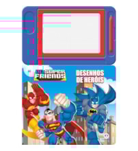 Livro Lousa magnética Dc - Super friends - Desenhos de heróis Livro Lousa magnética Dc - Super friends - Desenhos de heróis