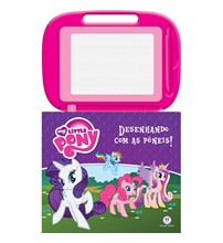 Livro Lousa magnética My Little Pony - Desenhando com as pôneis
