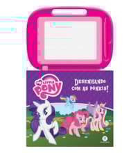 Livro Lousa magnética My Little Pony - Desenhando com as pôneis Livro Lousa magnética My Little Pony - Desenhando com as pôneis
