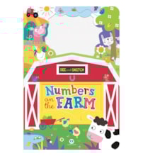 Livro Lousa magnética Numbers on the farm Livro Lousa magnética Numbers on the farm